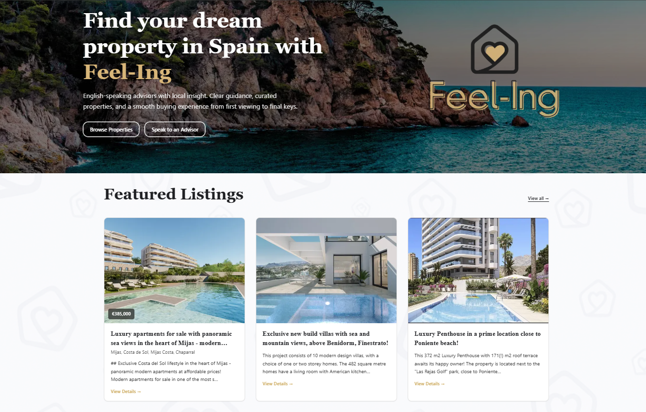 Feel-Ing Real Estate Platform